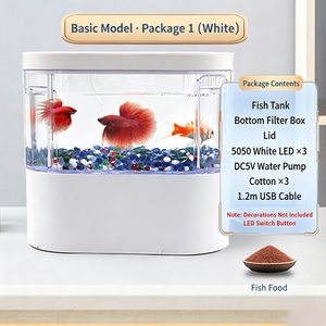 Acuario Tropical de Escritorio de Una Pieza Sin Cambio de Agua - Eco Mini Cycle - Product Image 4
