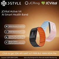 Bracelet intelligent JCVital 2501 SDK APL OEM ODM avec analyse d'activité, bracelet de suivi de santé OEM, système de suivi de récupération