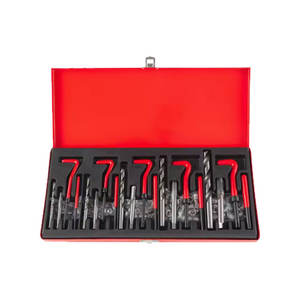 131 pièces nouveau Type outils de réparation de filetage en laiton titane fil filetage réparation kit d'outils <span class=keywords><strong>à</strong></span> main ensemble - Product Image 1