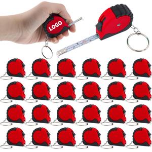 พวงกุญแจตลับเมตรขนาดเล็ก 3 นิ้ว แบบปรับแต่งได้ พร้อมตัวล็อคแบบเลื่อนที่มั่นคง พกพาสะดวก รางวัลตลับเมตร 1 เมตร/3 ฟุต - Product Image 1