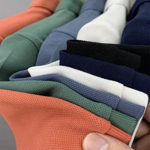 เสื้อโปโลผู้ชายผ้าฝ้าย Pima สุดหรูเสื้อโปโลลายทางกีฬาพิมพ์ซับลิเมชันแนวยุทธวิธีสำหรับผู้ชาย - Product Image 2