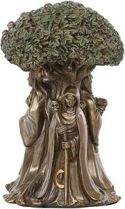 Polyresin/Nhựa Bàn Thờ Tarot Vải Nữ Thần Tượng Tree Của Cuộc Sống 5.5 Trong Lạnh Đồng Đúc Tượng Wicca Nguồn Cung Cấp Ba mặt Trăng - Product Image 4