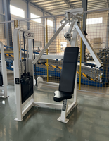 Machine à tirer vers le bas à angle large SM CYB à charge par disques, équipement commercial d'entraînement de force pour la musculation en salle de sport