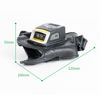Escáner de Código de Barras de Mano Libre Effon PS02, Tipo Anillo, Inalámbrico, IP65, para 2D, Batería de Larga Duración, Resistente, NFC, en Stock