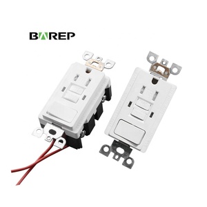 เต้ารับ GFCI แบบทดสอบตัวเอง BAA-001 CETLus 15A 125V สวิตช์แบบขั้วเดียว UL943 UL94 V2 โครงสร้าง PC 12-14AWG สีตามสั่ง OEM - Product Image 4