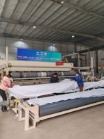 Géotextile non tissé en polyester à filament continu de haute qualité, résistant aux UV, pour renforcement de routes et de barrages