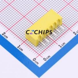 WAFER-XH2.54-6PZZ-H62 Wire-to-Board Pin Header Through hole Component (THT),P=2.54mm Connector 1x6P 2.5mm Through Hole XH - Product Image 2