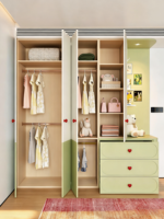 Petite Armoire De Rangement Pour Bébé En Bois Avec Coins Arrondis Et Peinture Non Toxique Pour Chambre D'Enfant