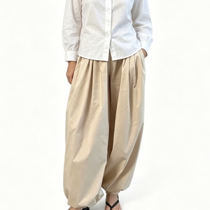 <span class=keywords><strong>Pantaloni</strong></span> Harem Oversize <span class=keywords><strong>da</strong></span> <span class=keywords><strong>Donna</strong></span> <span class=keywords><strong>con</strong></span> <span class=keywords><strong>Elastico</strong></span> <span class=keywords><strong>in</strong></span> <span class=keywords><strong>Vita</strong></span>, Gamba Larga, Casual, Stile Sehe Fashion - Product Image 2