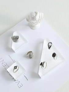 Factory Direct Supply Custom <b>Acrylic</b> Stand Jewelry Display <b>Block</b> Jewellery Display Stands for Shops - Product Image 2