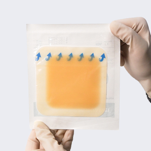 医療用滅菌接着剤防水ハイドロコロイド創傷被覆材ボーダー10x10cm - Product Image 2