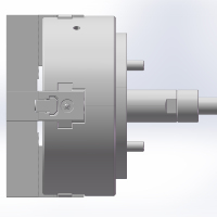 Mandrin hydraulique solide à 4 mors indépendantes 4P-08, fixation A2-6 pour pièces irrégulières carrées et hexagonales, pour tour CNC