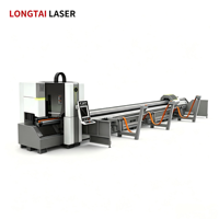 Machine de découpe laser à fibre CNC automatique pour tubes ronds, carrés, rectangulaires, profilés, acier inoxydable, acier au carbone, aluminium