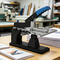 Mesin Penjilid Manual Profesional 2-in-1 Heavy Duty A3 untuk Jilid Saddle dan Flat, Kapasitas 60 Lembar untuk Album, Buku Saku, dan Manual