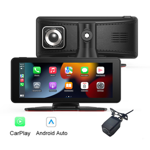 Phổ 6.86inch HD Màn hình cảm ứng không dây Carplay thông minh Bảng điều khiển xe máy nghe nhạc hệ thống định vị xe 1080p phía sau Dash Cam - Product Image 6