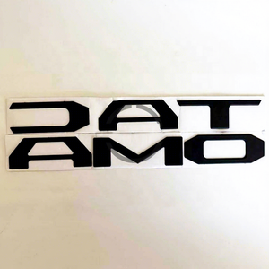 2016 <span class=keywords><strong>2017</strong></span> 2018-2021 3D/avion hayon surélevé insérer lettres emblème voiture coffre arrière lettre autocollants mot plaque signalétique - Product Image 1