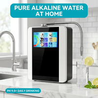 NOUVEAU : Machine ioniseur d'eau alcaline à 11 plaques, revêtement platine japonais, PH 4.5-10.5, ORP -800mV, ioniseur d'eau Kangen, OEM