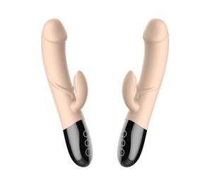 Прямая поставка с завода, силиконовый фаллоимитатор, реалистичный силиконовый Стимулятор точки G, интеллектуальный вибратор для кролика - Product Image 3