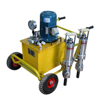 Machine professionnelle de brise-roche, séparateur de roche Diesel, séparateur de roche hydraulique à vendre