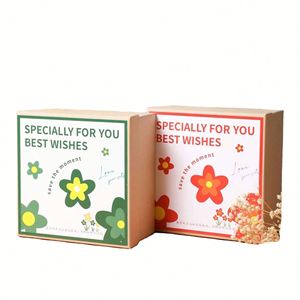 Caja de Regalo con Sombrilla de Mano en Forma de Tulipán, de Vidrio y Cartón, Impresa con Serigrafía, Artículos Promocionales Personalizados para Regalos de Profesor - Product Image 1