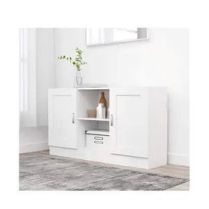 Hot Sales New Design Big Lots White MDF Luxury Wooden Modern Sideboard Cabinet