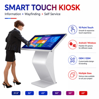 Kiosque interactif tactile LCD tout-en-un KINGONE de 42 pouces, écran tactile multimédia, PC d'information numérique en libre-service pour les centres commerciaux