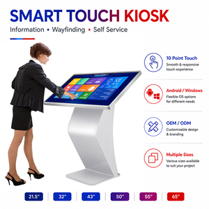 Kiosque interactif tactile LCD tout-en-un KINGONE <span class=keywords><strong>de</strong></span> 42 pouces, écran tactile multimédia, PC d'information numérique en libre-service pour les centres commerciaux - Product Image 1