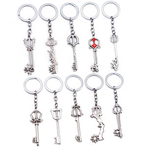 Porte-clés modèle Keyblade de Sora de <span class=keywords><strong>Kingdom</strong></span> <span class=keywords><strong>Hearts</strong></span>, pendentif de collection de jeu, petit cadeau - Product Image 1