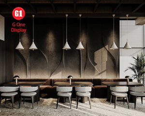 ตู้โชว์อาหารคุณภาพสูงสำหรับใช้ในเชิงพาณิชย์ ชุดเฟอร์นิเจอร์ร้านอาหารสมัยใหม่ โต๊ะเกาะกลาง - Product Image 2