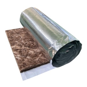Aucun formaldéhyde <span class=keywords><strong>de</strong></span> dégagement <span class=keywords><strong>de</strong></span> gaz dans l'isolation intérieure <span class=keywords><strong>de</strong></span> mur et <span class=keywords><strong>de</strong></span> toit <span class=keywords><strong>de</strong></span> bâtiment en métal R1.8 Foil Face Eco Wool - Product Image 1