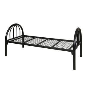 High Quality School Dormitory Apartment Steel <b>Metal</b> <b>Single</b> Full Size <b>Bed</b> <b>Frame</b> Spring Stable Bedroom Furniture for Hotel - Product Image 3