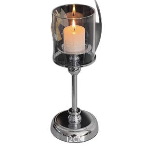 Bougeoir en verre rétro classique, ornements décoratifs, bougeoir unique, bougeoir en métal <span class=keywords><strong>pas</strong></span> <span class=keywords><strong>cher</strong></span> <span class=keywords><strong>pour</strong></span> mariage, salon - Product Image 5