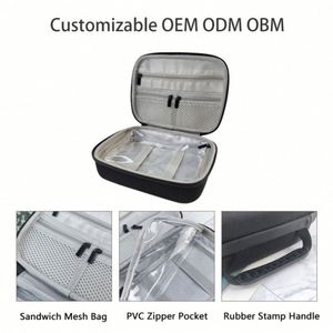 Bolsa de Herramientas Multifuncional de EVA Negra Personalizada OEM ODM, Bolsa de Transporte Multifuncional, Cierre Hermético a Prueba de Olores, Estuche para Otros Usos Especiales - Product Image 4