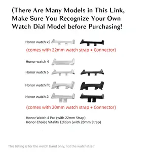 Correa de Silicona Clásica para Reloj Honor <span class=keywords><strong>4</strong></span> 5 X5 <span class=keywords><strong>Fit</strong></span> 2i 4pro Active, Correa de Repuesto Delgada y Suave, Resistente al Agua - Product Image 4