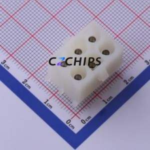 M9848-3x2P-1 Wire-to-Board Pin Header Through hole Component (THT),P=6.35mm Connector 3x2P 6.35mm Through Hole 6P - Product Image 1