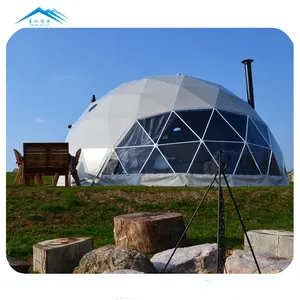 Glamping Dome tende Dome Hotel Con Fornello Da Campeggio tenda in magazzino