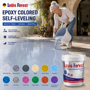 Factory Workshop Floor Paint Epoxy Colored Sand Self-Leveling Seamless Liquid Coating Wear-Resisting Self Leveling Epoxy Floori