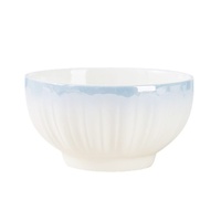 Ensemble de bols modernes minimalistes bleu dégradé, bols à soupe et à riz, vaisselle simple, passe au micro-ondes, céramique résistante aux hautes températures