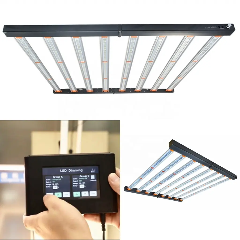 Longood High powerful dimmable 600W 680W 800W 6500k 660nm red samsung lm 301b full spectrum cob led grow light grows bar fixture