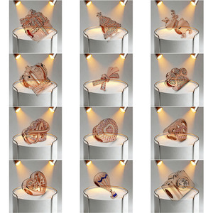 Colgantes de circonita chapados en oro S925 originales, bonitos dijes con forma de garra, globo aerostático, cámara, colador, cuentas DIY, <span class=keywords><strong>Navidad</strong></span> - Product Image 1