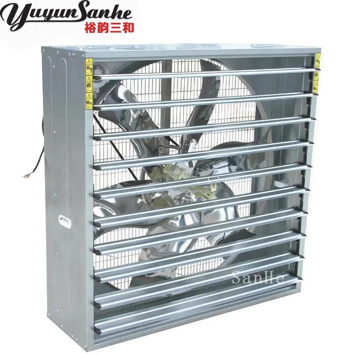 Yuyun Sanhe ventilatore per allevamento di pollame ventilatore per serra ventilatore di scarico per ventilazione industriale con rapporto CE e Bess
