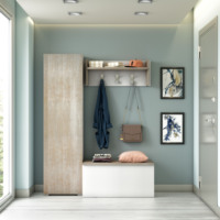 Meuble de rangement à chaussures moderne à double étage avec quatre portes, armoire en bois à 7 étagères, mobilier de salon et salle à manger pour l'exposition à domicile