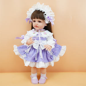 Usine <span class=keywords><strong>en</strong></span> gros corps entier <span class=keywords><strong>Silicone</strong></span> 22 pouces réaliste <span class=keywords><strong>Reborn</strong></span> bébé poupées <span class=keywords><strong>pas</strong></span> <span class=keywords><strong>cher</strong></span> jouets cadeau avec des vêtements biberon sucette - Product Image 5