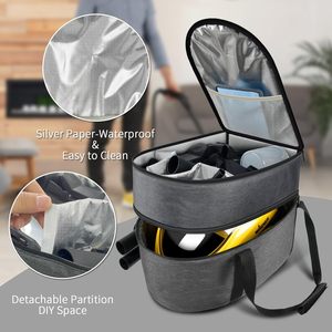 Carry Bag for Portable <strong>Steam</strong> Cleaner, Foldable Handheld Steamer Storage Case Container for 18 Accessories Cleaning Brushes - Product Image 6