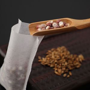 Sachets de thé jetables personnalisés et herbes, grands sachets filtrants vides en non-tissé pour infusions - Product Image 3