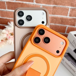 Étui de téléphone magnétique antichoc Senyork simple et discret avec support de charge pour iPhone 11 12 13 14 15 16 17 Pro Max - Product Image 4