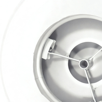 Diffuseur d'air rond en PVC réglable à vente chaude, pour plafond, école, hôpital, ventilation CVC, économie d'énergie, design graphique