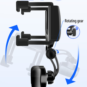 Support de fixation universel rotatif à 360° pour rétroviseur de <span class=keywords><strong>voiture</strong></span>, support pour téléphone portable, GPS, rétroviseur de <span class=keywords><strong>voiture</strong></span> - Product Image 4
