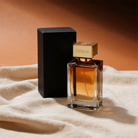 Nouveau design vide bouteilles de pulvérisation de brouillard cosmétique couleur personnalisée 30ml 50ml 100ml bouteille en verre de parfum de luxe avec emballage en boîte