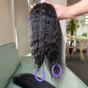 ผมถักโครเชต์แบบตรงหยักศก 100% ผมแท้เวียดนาม สีธรรมชาติ ทำด้วยมือ เหมาะสำหรับทุกโอกาส - Product Image 4